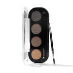 PAC Studio Eyebrow Definer Palette 4 colors - Fine Powder Formula With 2-in-1 Angled Spoolie Brush