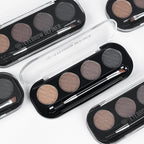 PAC Studio Eyebrow Definer Palette 4 colors - Fine Powder Formula With 2-in-1 Angled Spoolie Brush
