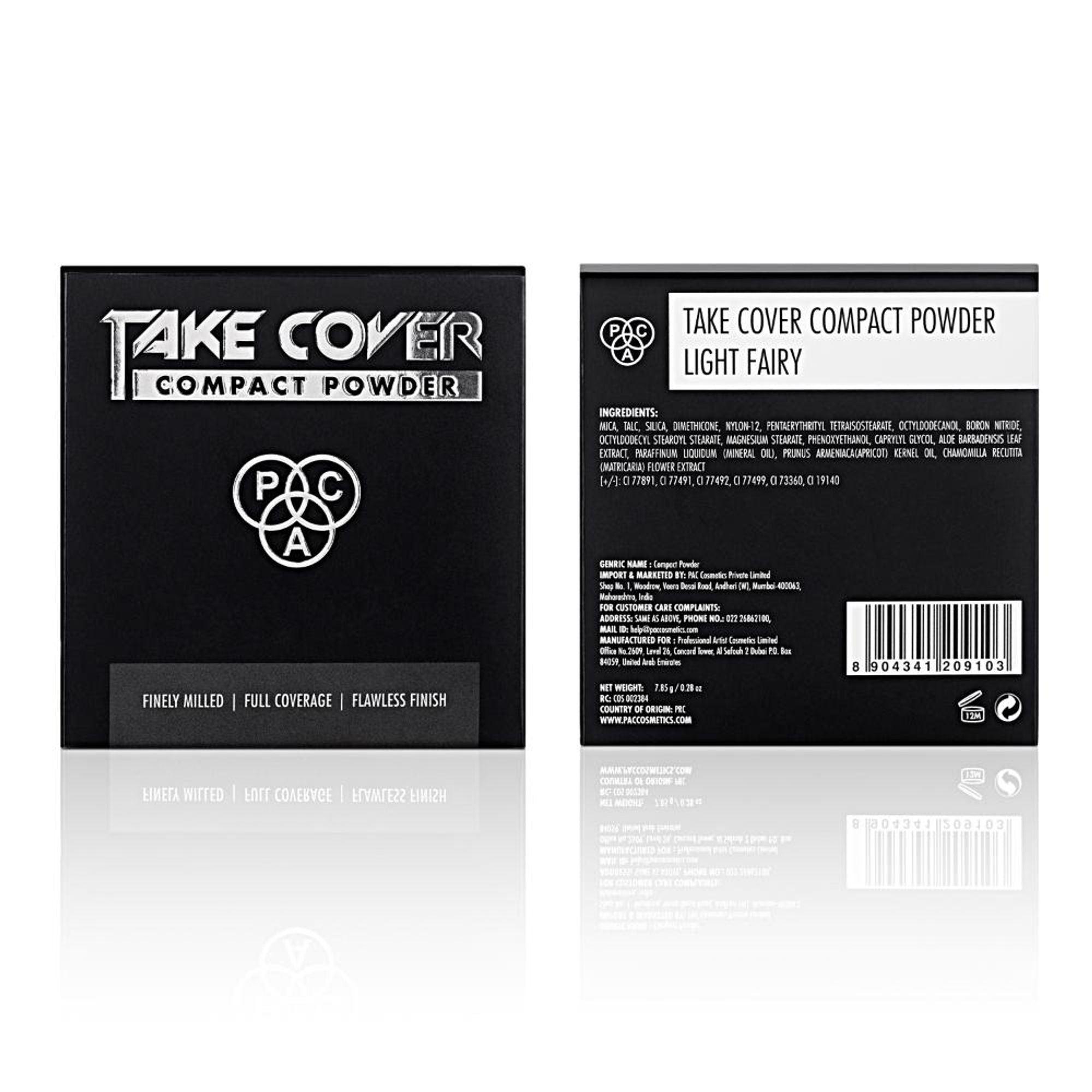 PAC Studio Take Cover Compact Powder - 01 light Fairy