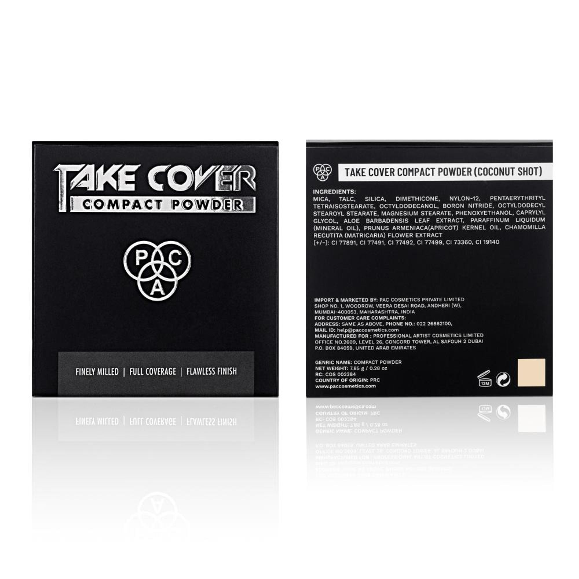 PAC Studio Take Cover Compact Powder - 03 coconut Shot