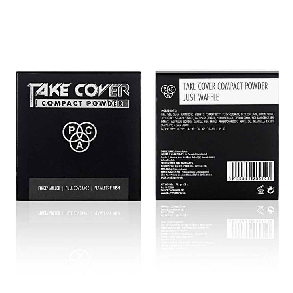 PAC Studio Take Cover Compact Powder - 13 just Waffle