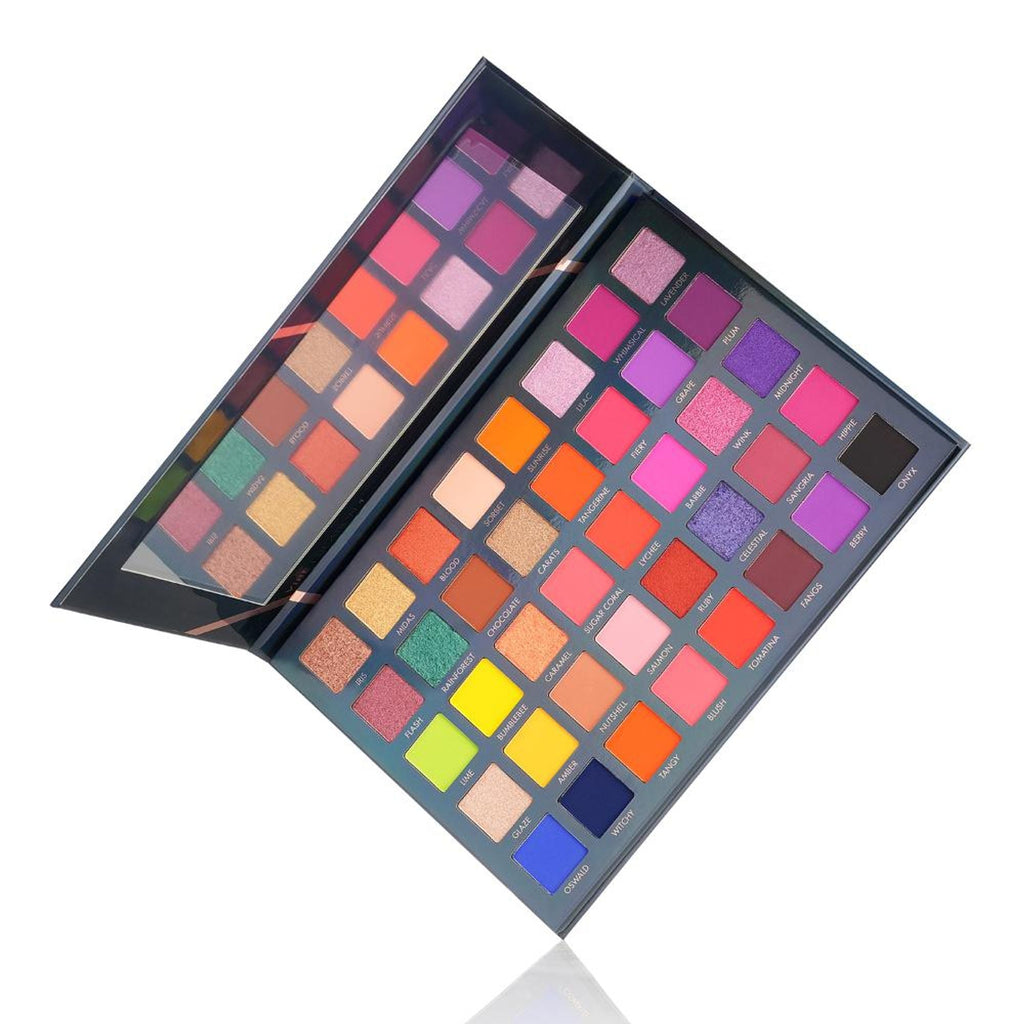 PAC Studio Vibe Eyeshadow Palette X40 Season 1 - Blendable Formula, Intense Color Payoff, Richly Pigmented