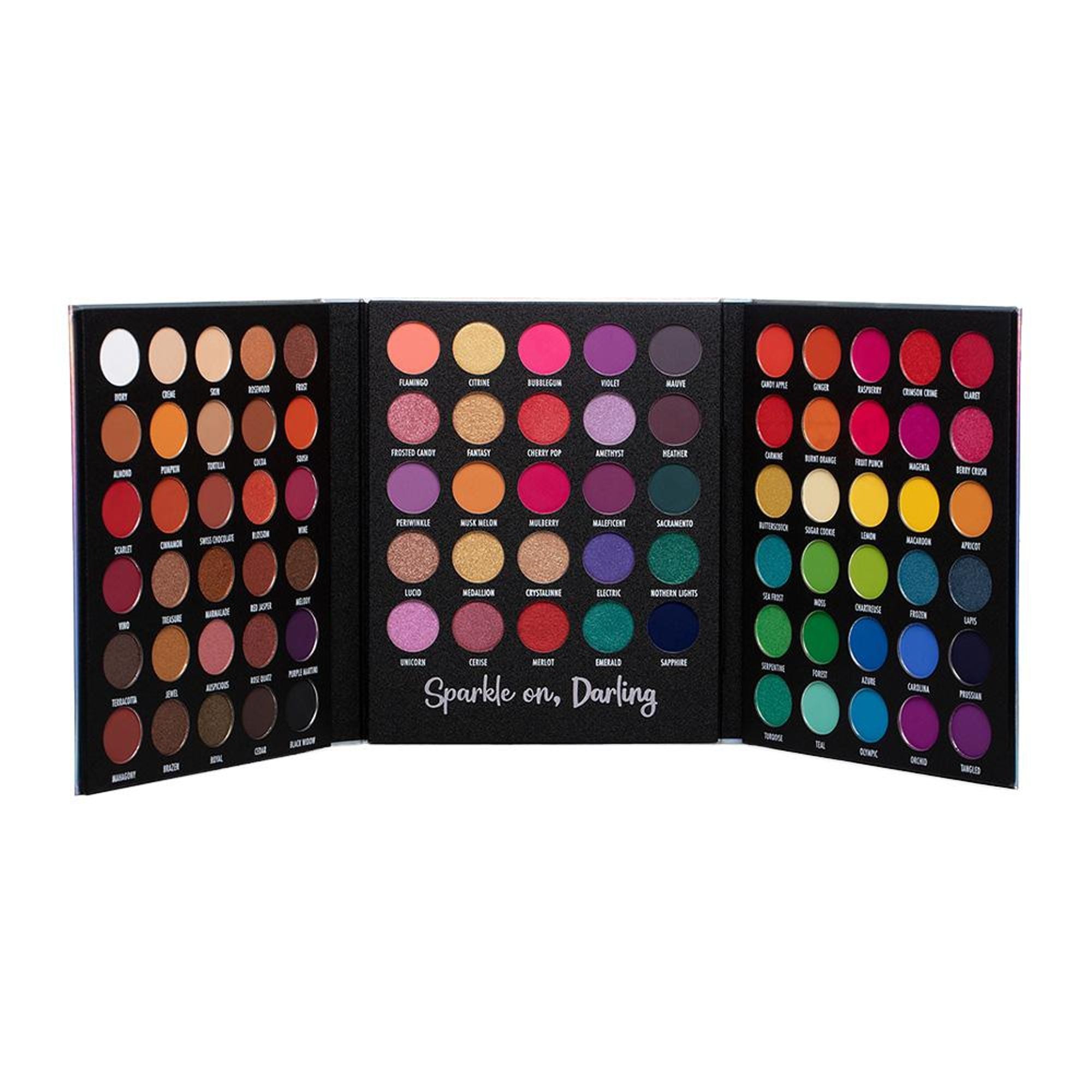 PAC Studio Take Cover Eyeshadow Book Palette - Versatile MUA Palette, Highly Pigmented Blends Effortlessly