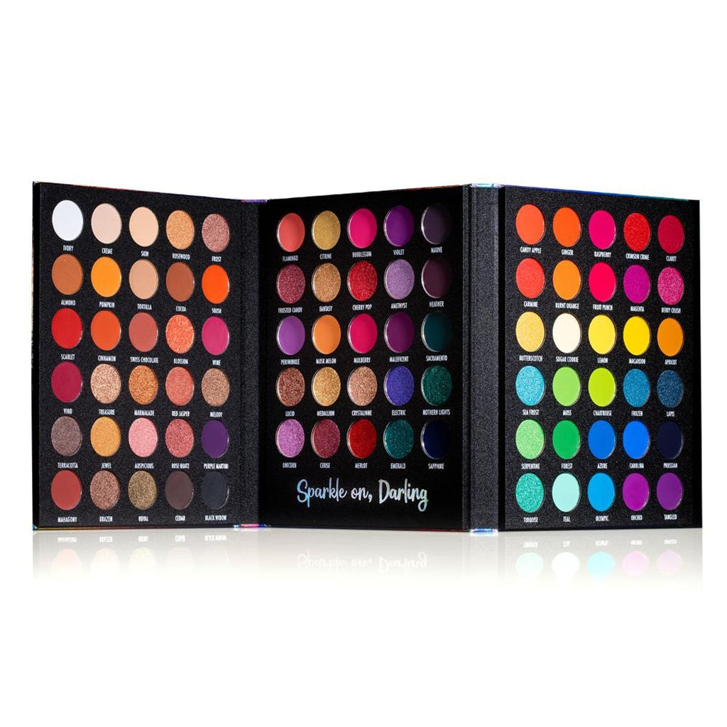 PAC Studio Take Cover Eyeshadow Book Palette - Versatile MUA Palette, Highly Pigmented Blends Effortlessly
