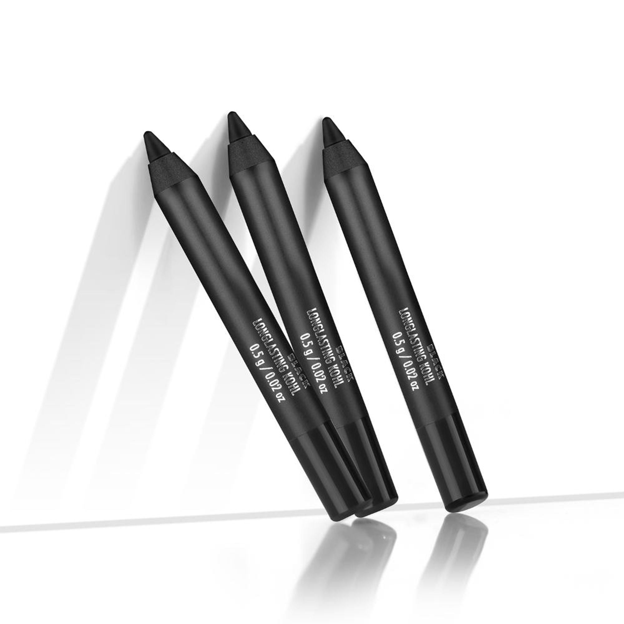 PAC Studio Longlasting Kohl Pencil Mini Black - Waterproof Intense Payoff, One Swipe Application - Distacart