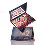 PAC Studio Vibe Eyeshadow Palette X40 Season 2 - Blendable Formula, Intense Color Payoff, Richly Pigmented