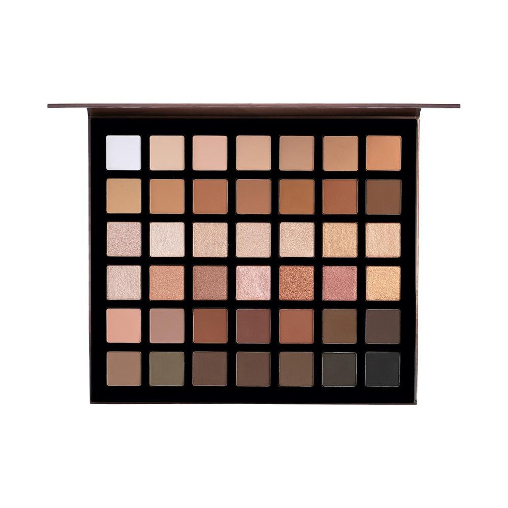 PAC Studio Prism Eyeshadow Palette X42 Neutrals - High Impact Mattes Pearls & Shimmers, Blendable Formula