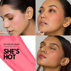 IRIS COSMETICS Oh! She Blushes Liquid Blush - Bright Pink