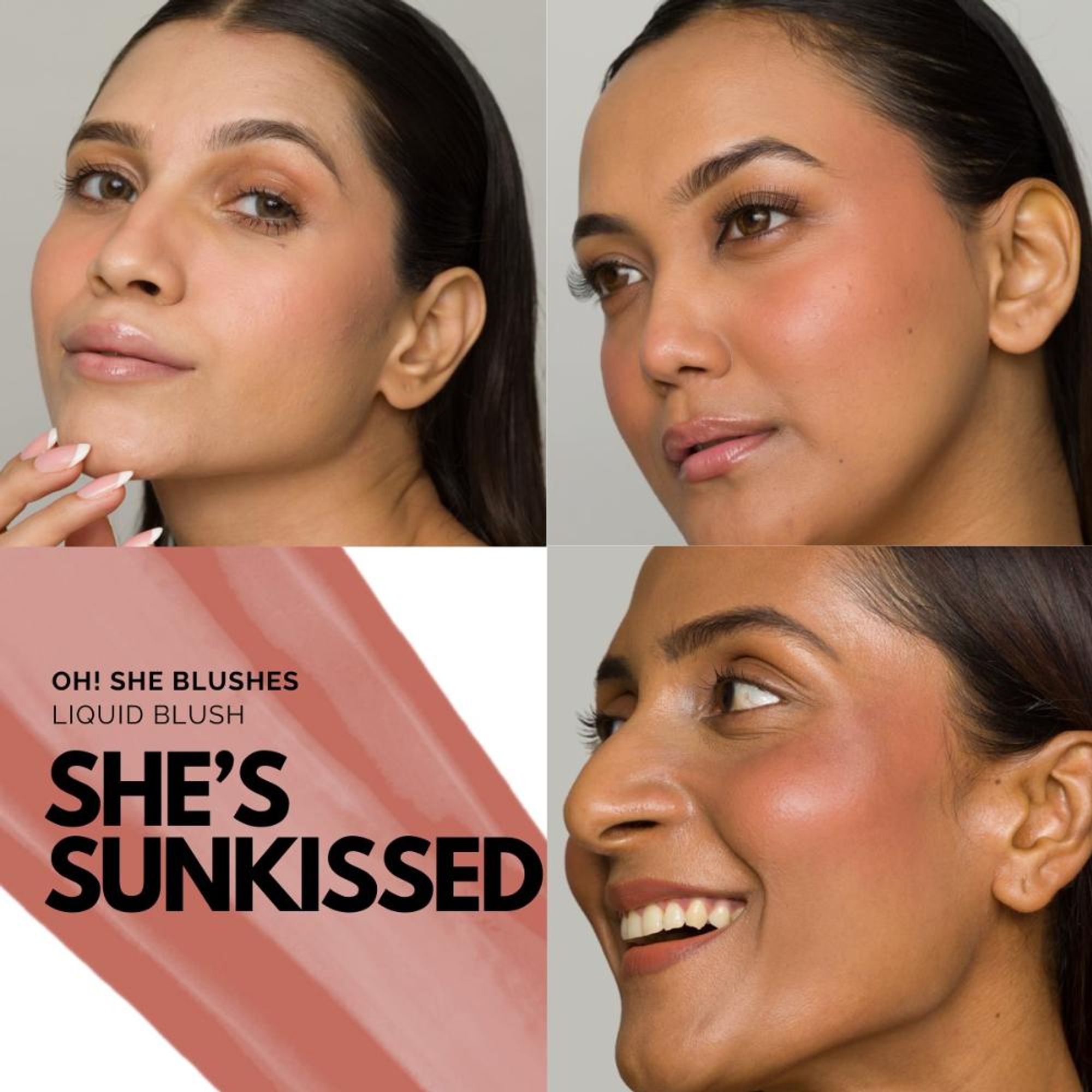 IRIS COSMETICS Oh! She Blushes Liquid Blush - Warm Brown