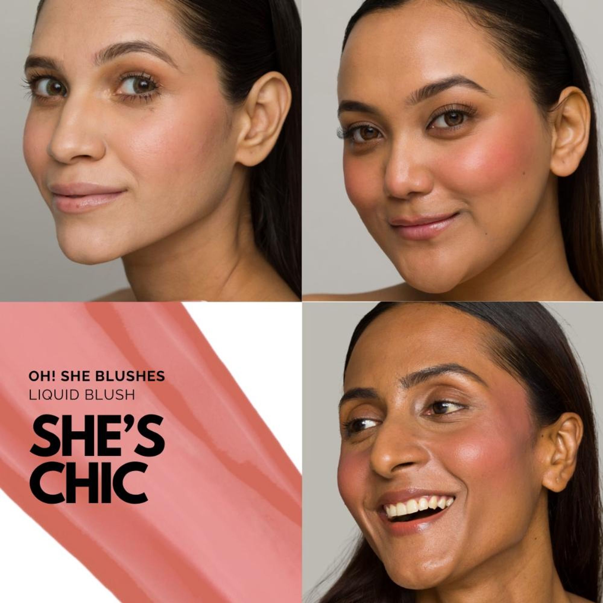 IRIS COSMETICS Oh! She Blushes Liquid Blush - Nude Pink