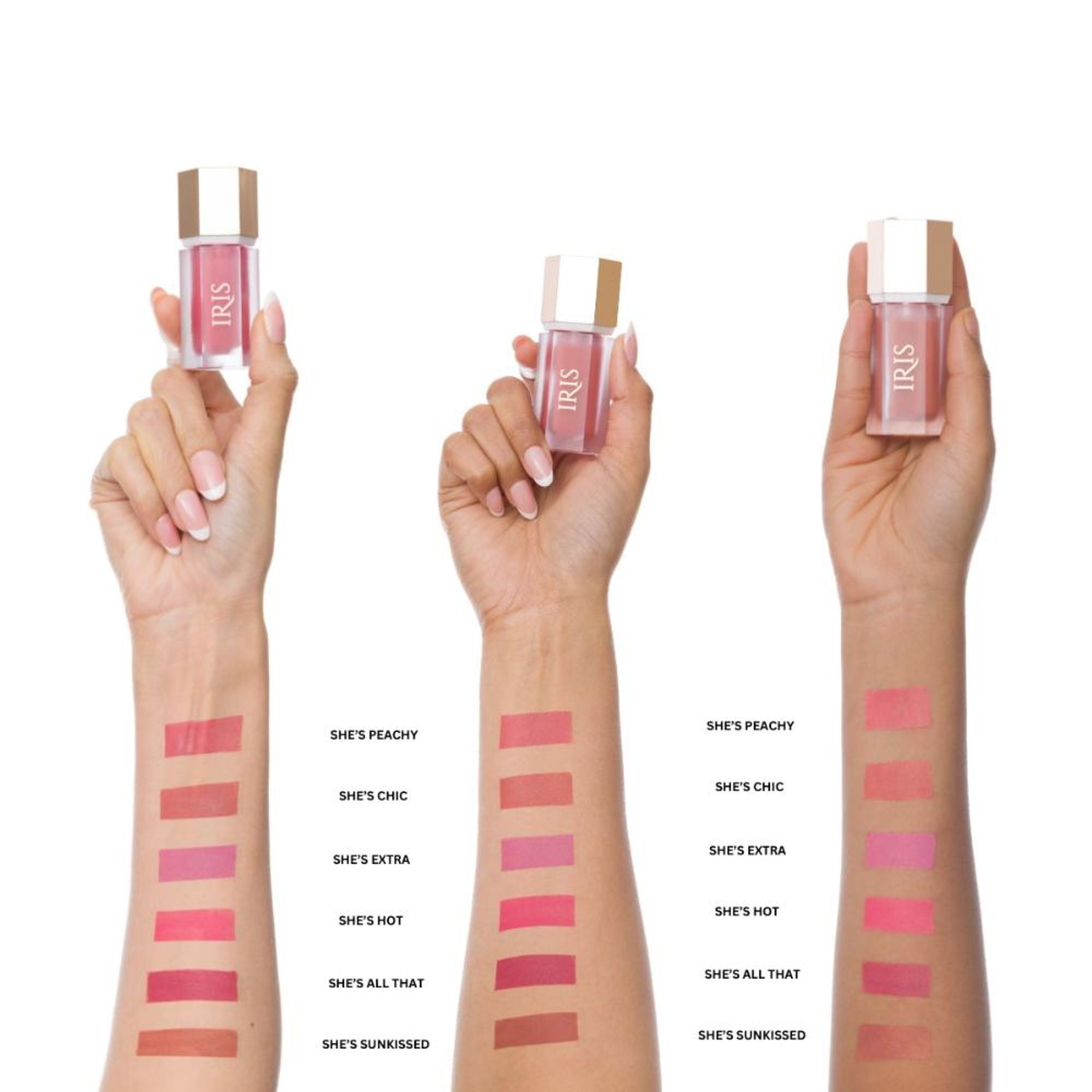 IRIS COSMETICS Oh! She Blushes Liquid Blush - Nude Pink