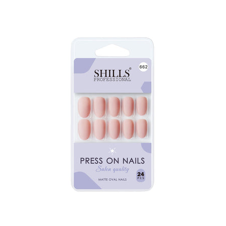 Shills Professional Reusable Press On Nails Oval - SPN662