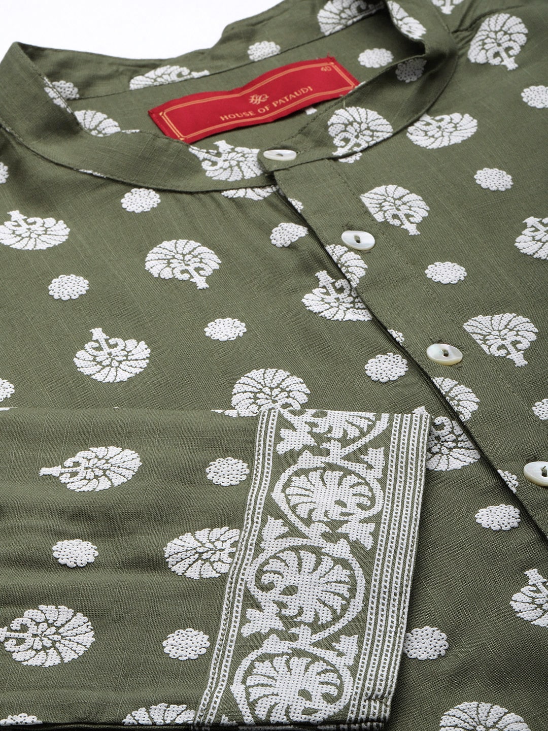House of Pataudi Jashn Ethnic Motifs Printed Kurta