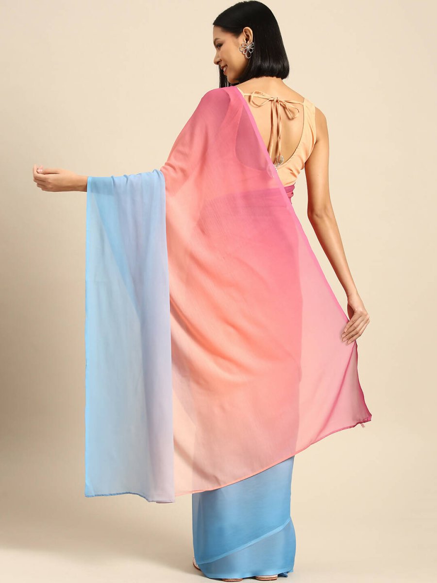 Ahalyaa Women's Traditional wear Saree - Peach