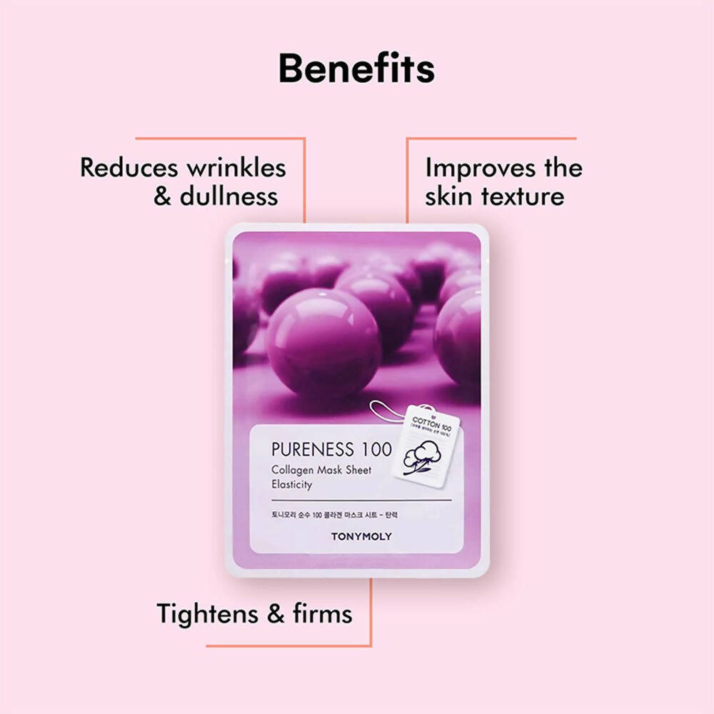 Tonymoly Pureness 100 Collagen Mask Sheet - Distacart