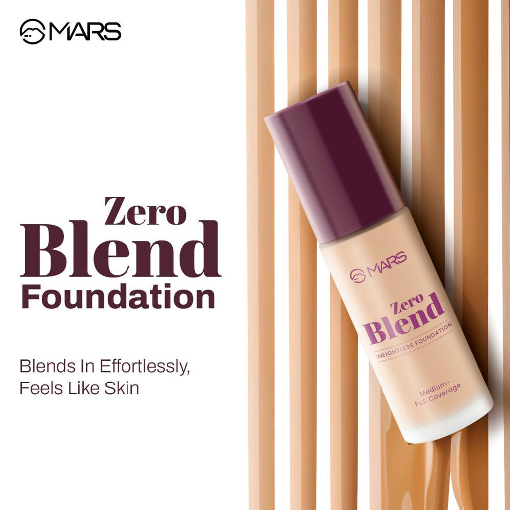 MARS Cosmetics SPF30 PA+++ Zero Blend Weightless Foundation - 06 Honey Gold