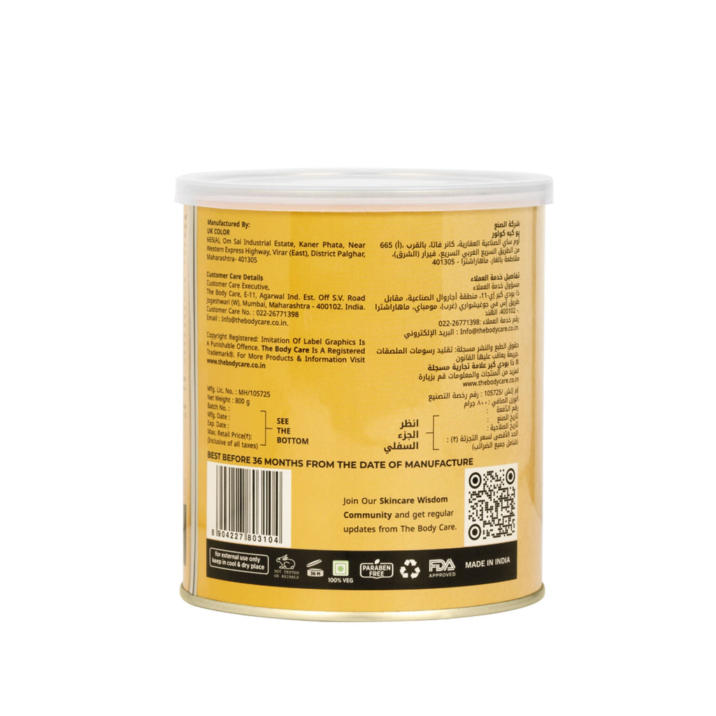 The Body Care Lemon Honey Hot Wax