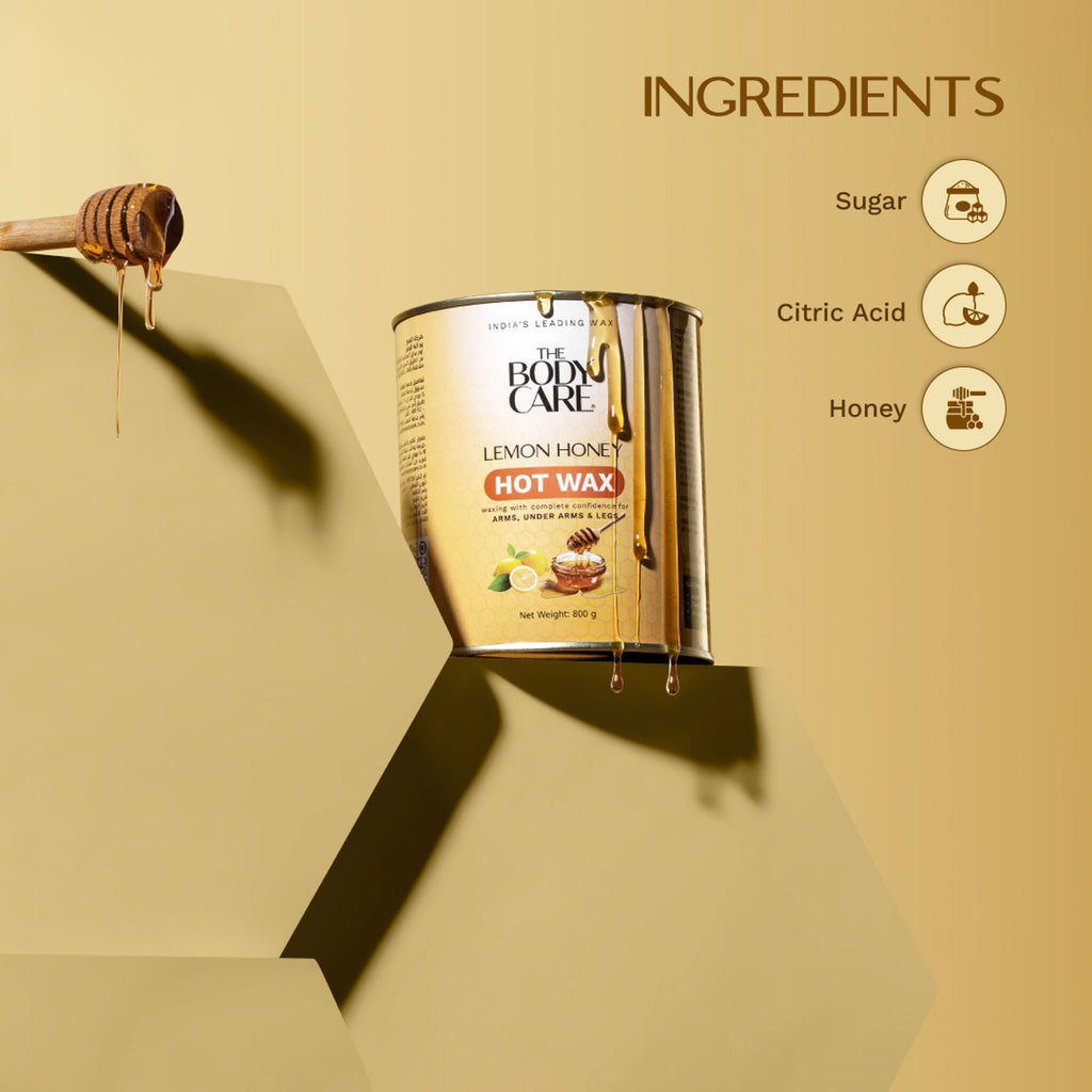 The Body Care Lemon Honey Hot Wax