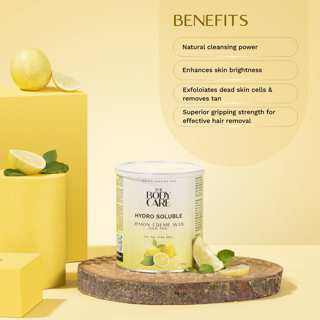 The Body Care Hydrosoluble Lemon Creme Wax (Anti-Tan)