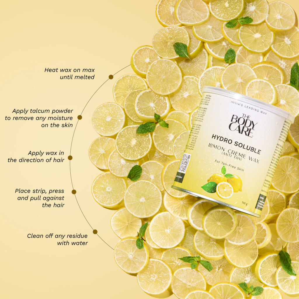 The Body Care Hydrosoluble Lemon Creme Wax (Anti-Tan)