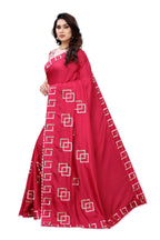 Vamika Red Dola Silk Embroidery Saree (MESHVI PINK) - Distacart