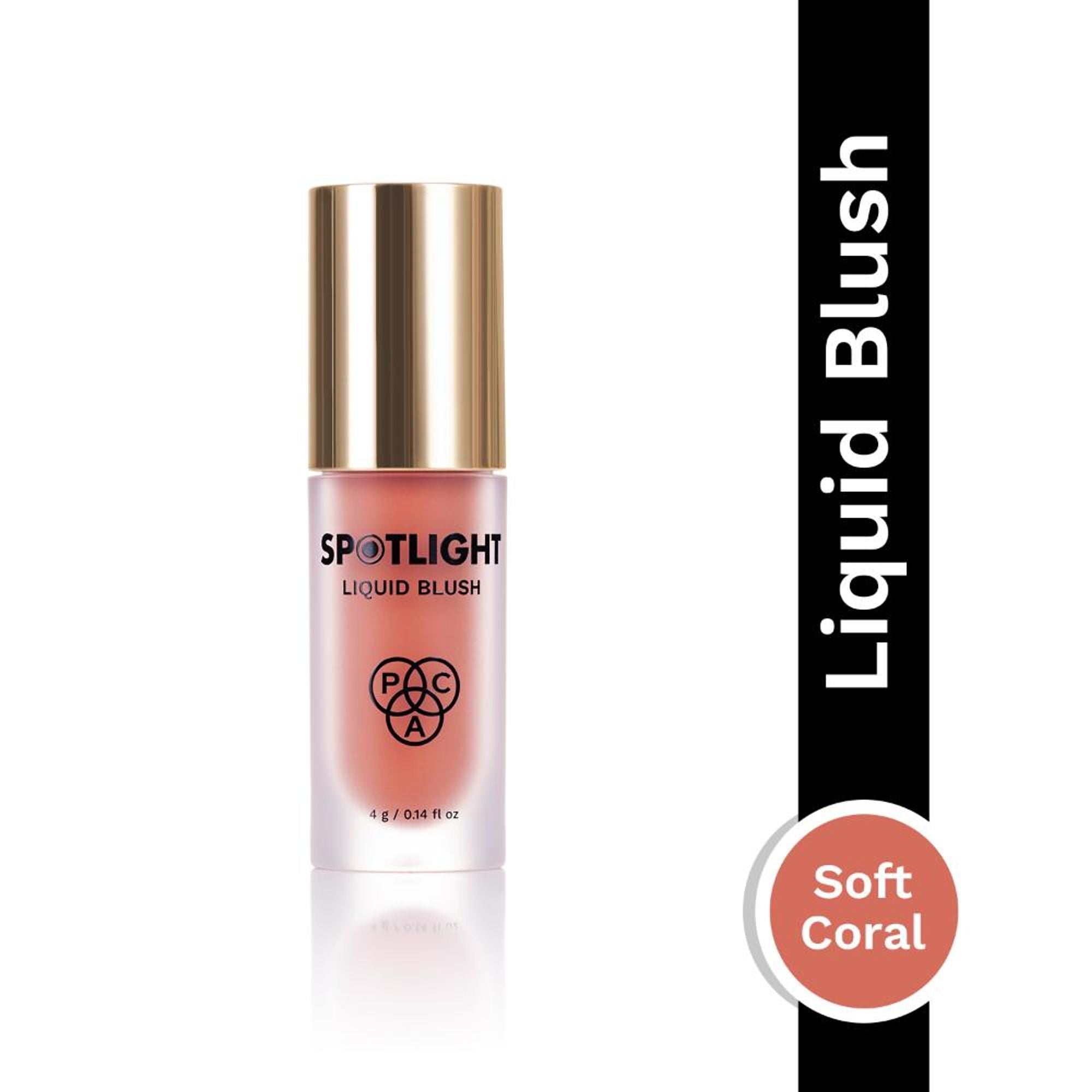 PAC Studio Spotlight Liquid Blush - Soft Coral