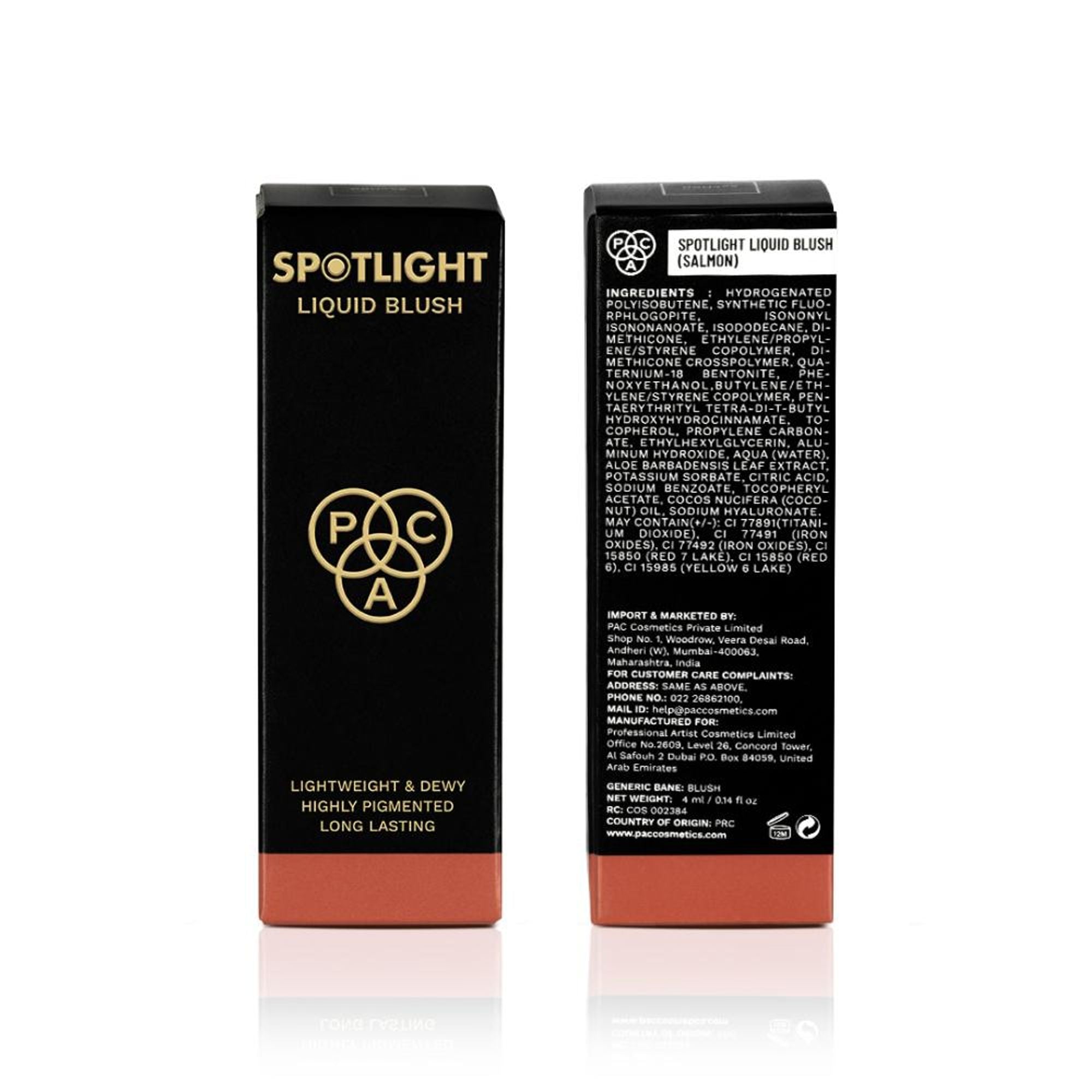 PAC Studio Spotlight Liquid Blush - Salmon