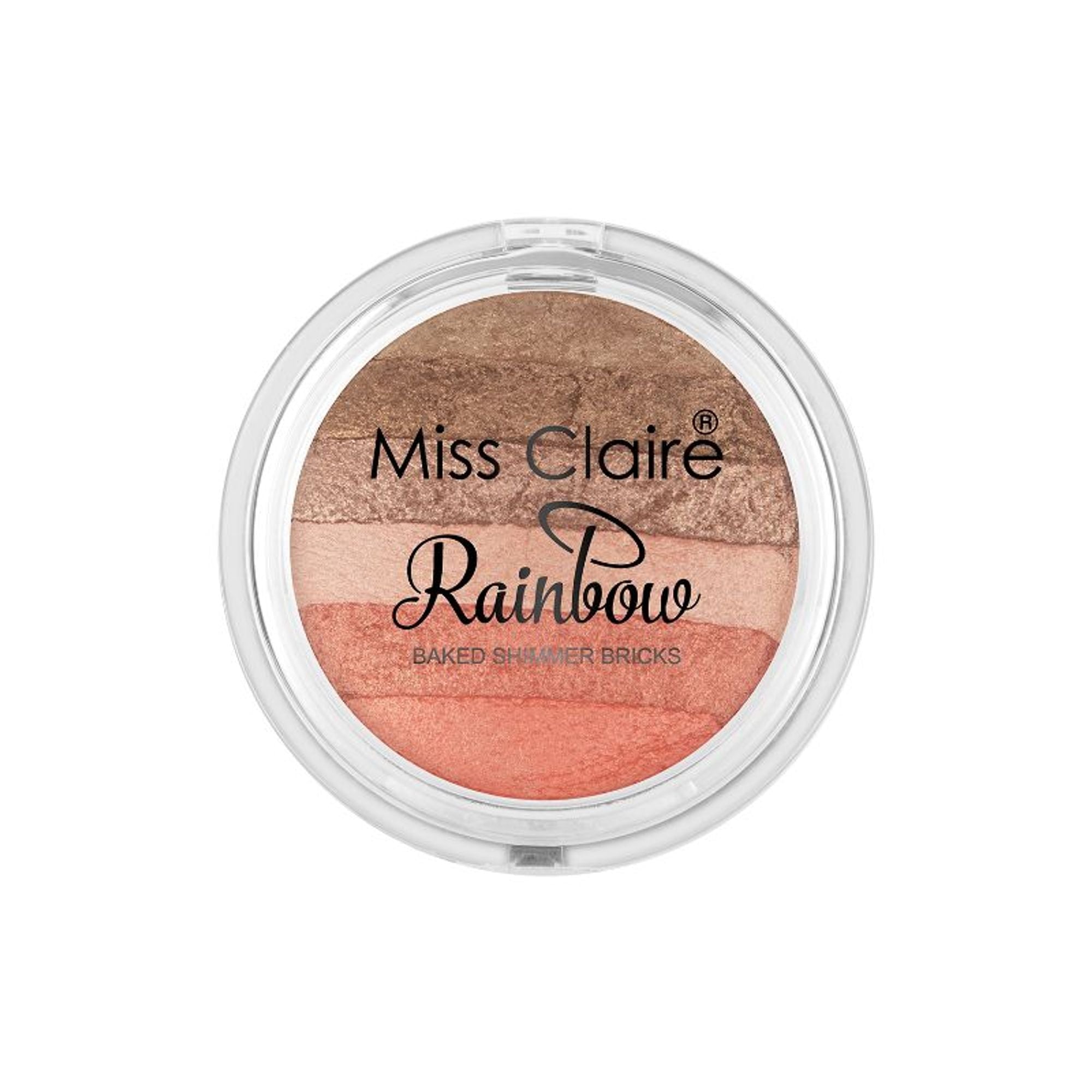 Miss Claire Rainbow Baked Shimmer Bricks - 2 - Distacart