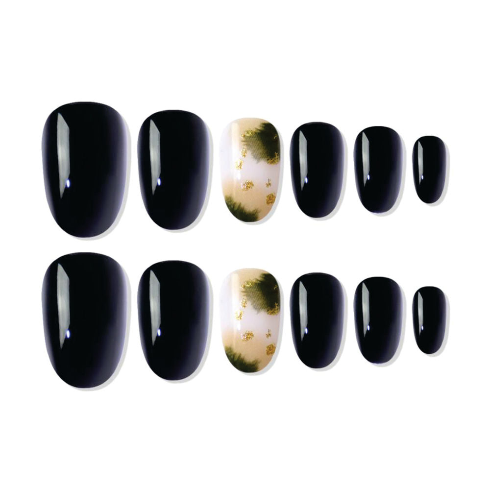 shills professional reusable press on nails oval spn703