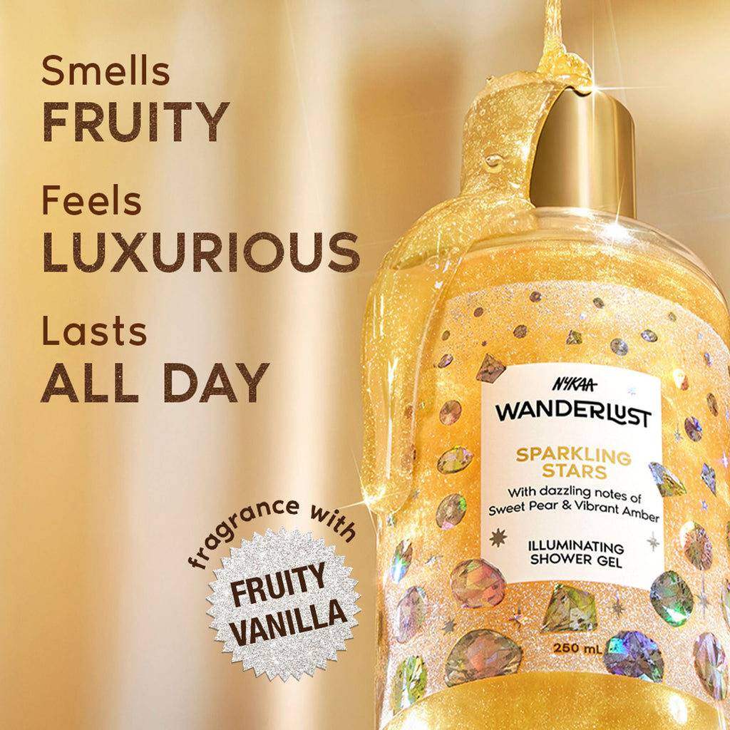 Wanderlust Shower Gels - Sparkling Stars