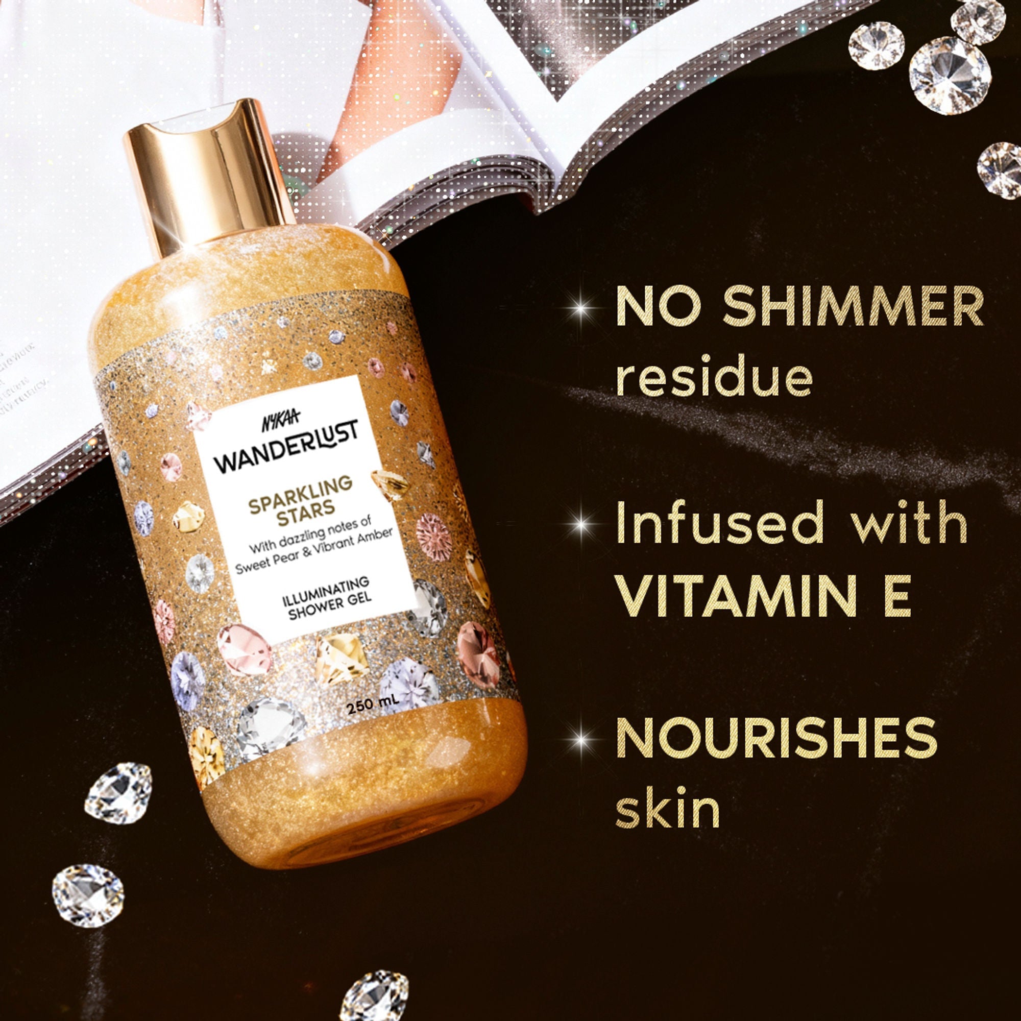 Wanderlust Shower Gels - Sparkling Stars