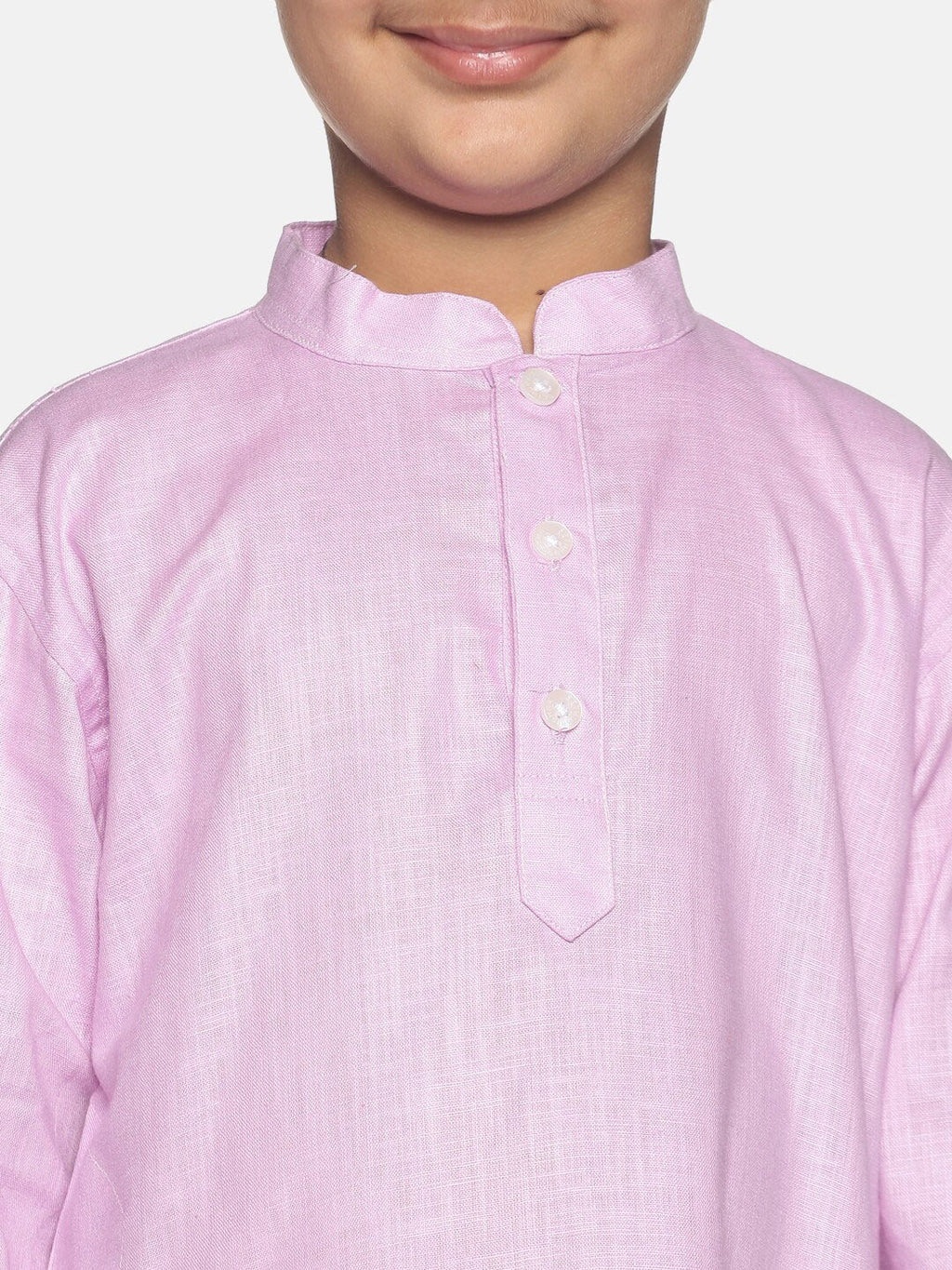 Sethukrishna Boys Purple Pure Cotton Kurta with Pyjamas