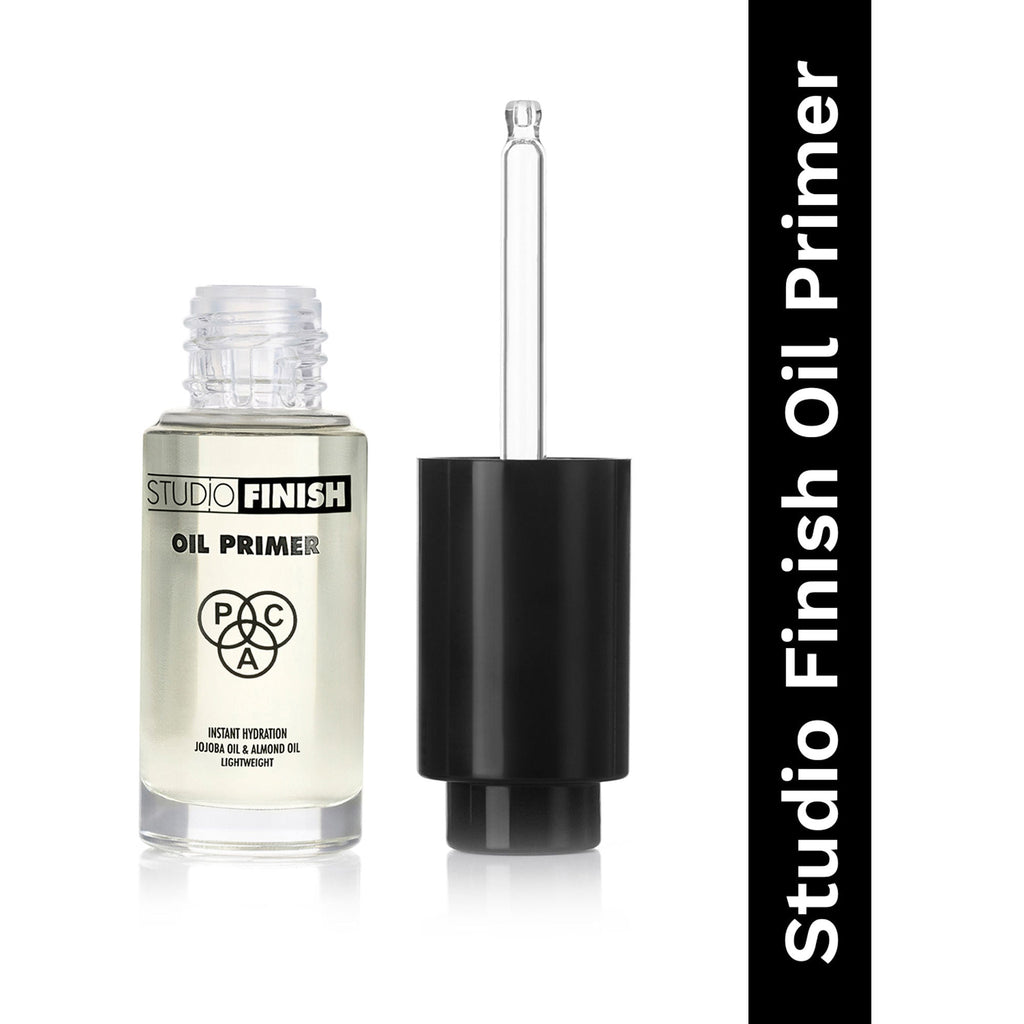 PAC Studio Finish Oil Primer For Dry Skin - UltraLight, Fast Absorbing, Jojoba Oil Hydrates Skin