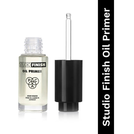 PAC Studio Finish Oil Primer For Dry Skin - UltraLight, Fast Absorbing, Jojoba Oil Hydrates Skin