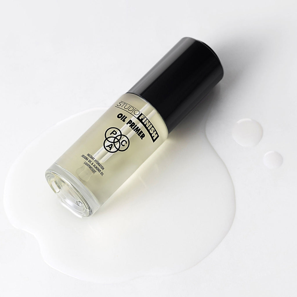 PAC Studio Finish Oil Primer For Dry Skin - UltraLight, Fast Absorbing, Jojoba Oil Hydrates Skin