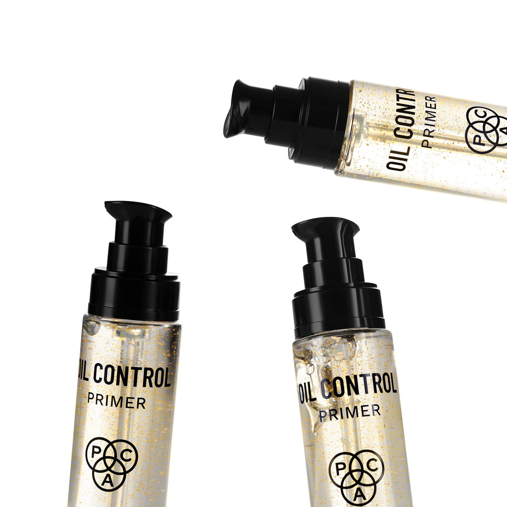 PAC Studio Oil Control Primer - Infused with 24K Gold Leaf Extracts, Controls Oil & Shine Minimizes Pores