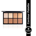 PAC Studio Spotlight Contour Palette X8 - All in One MUA Palette, High Payoff, Shades for every Skin Tone