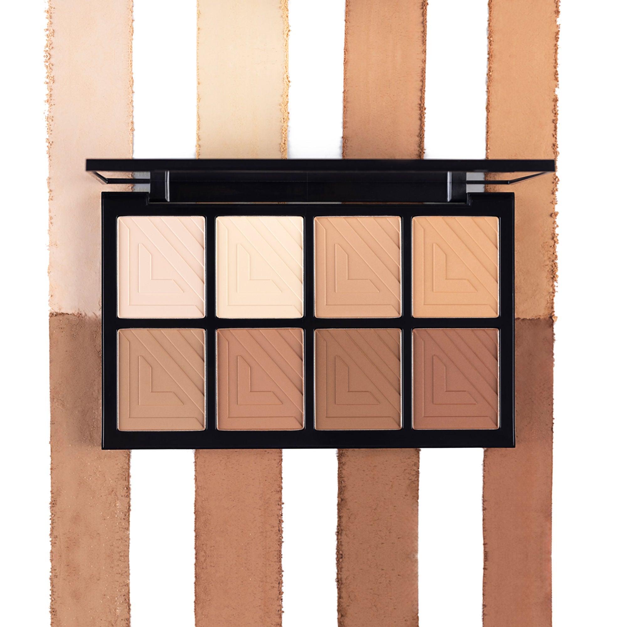PAC Studio Spotlight Contour Palette X8 - All in One MUA Palette, High Payoff, Shades for every Skin Tone