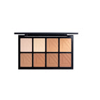 PAC Studio Spotlight Contour Palette X8 - All in One MUA Palette, High Payoff, Shades for every Skin Tone