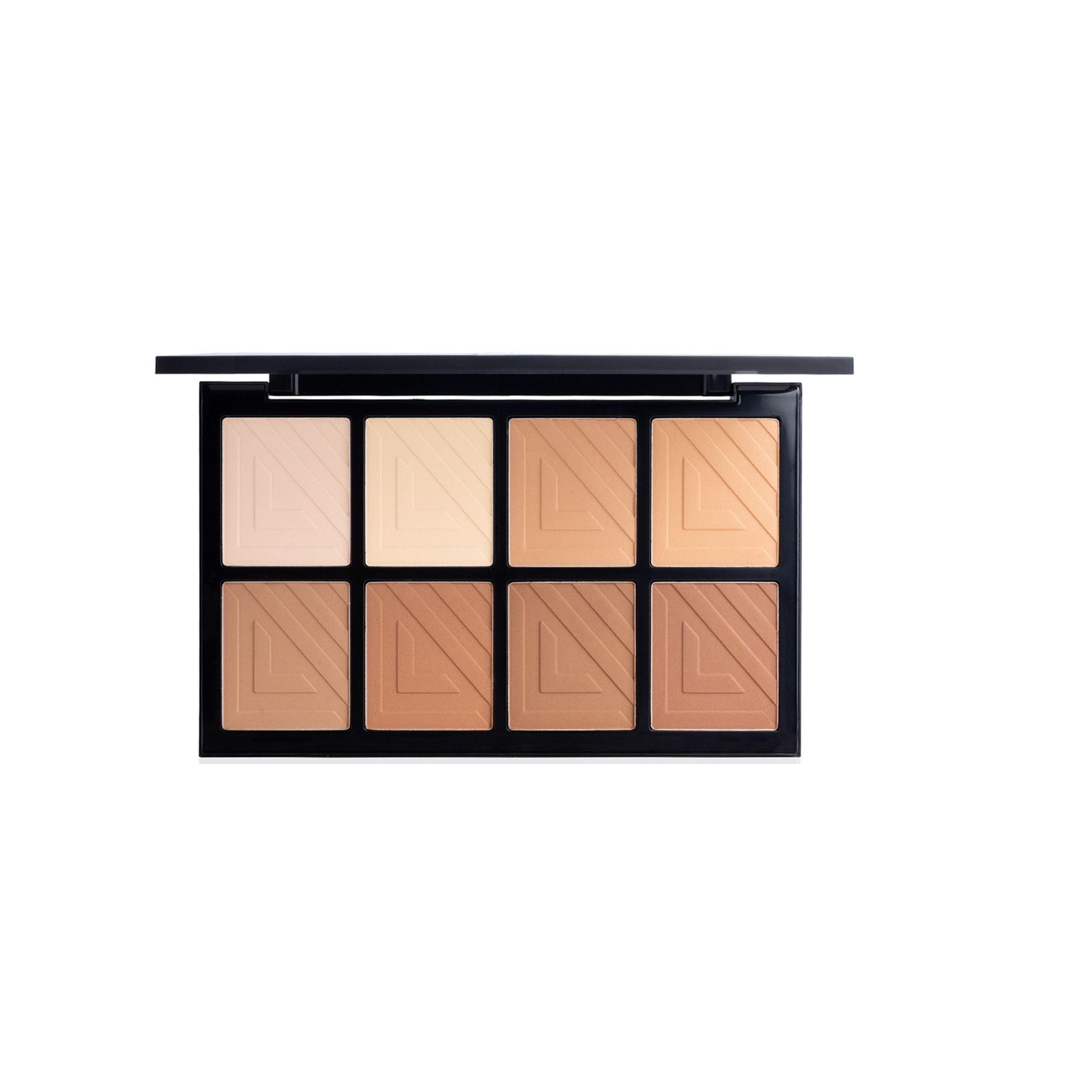 PAC Studio Spotlight Contour Palette X8 - All in One MUA Palette, High Payoff, Shades for every Skin Tone