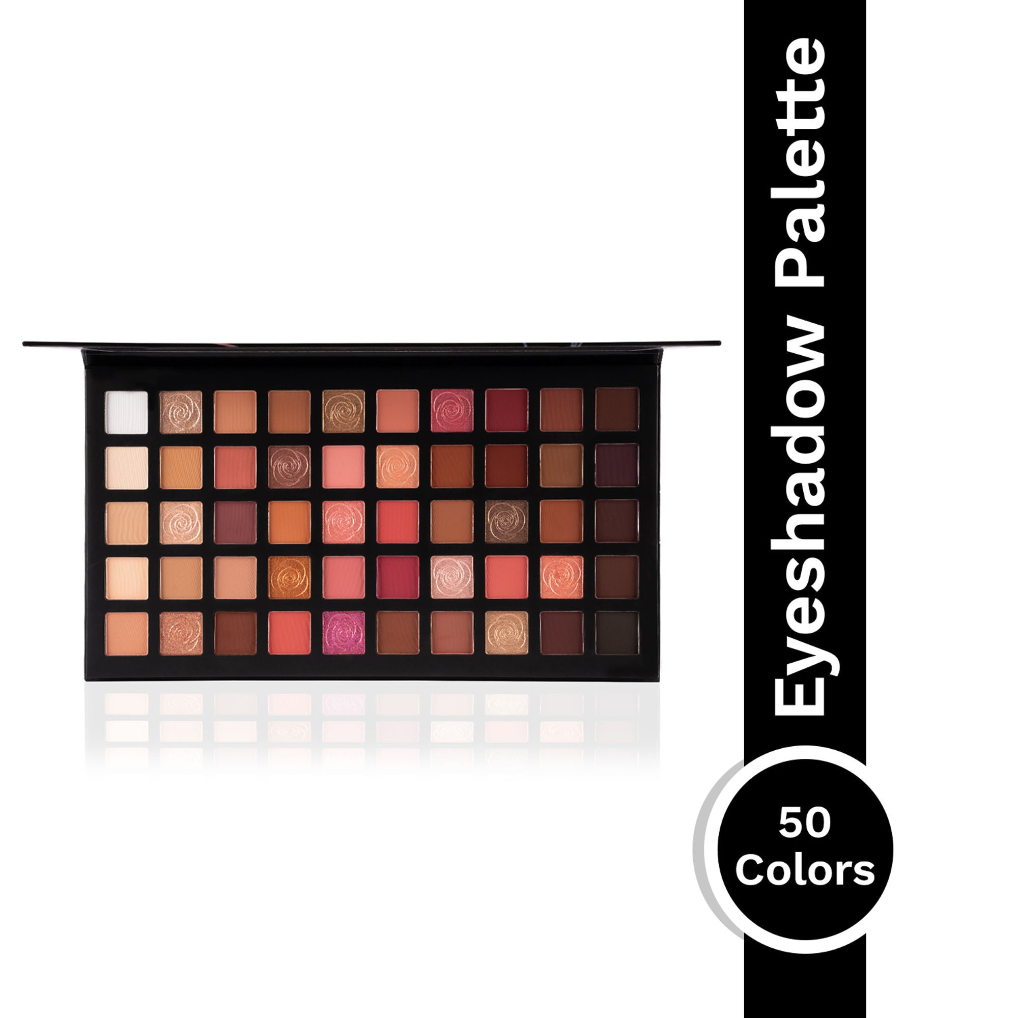 PAC Studio Rock & Rose Eyeshadow Palette - Blendable Mattes, Shimmers & Chromes, Perfect Transition Shades