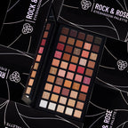 PAC Studio Rock & Rose Eyeshadow Palette - Blendable Mattes, Shimmers & Chromes, Perfect Transition Shades
