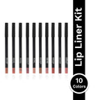 PAC Studio 24H Lip Liner Kit Everyday Nude - 24H Comfortable Wear, Highly Pigmented, Waterproof Smudgeproof