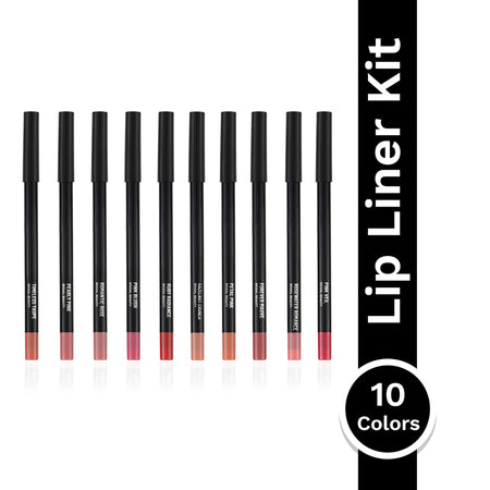 PAC Studio 24H Lip Liner Kit Bridal - 24H Comfortable Wear, Highly Pigmented, Waterproof & Smudgeproof