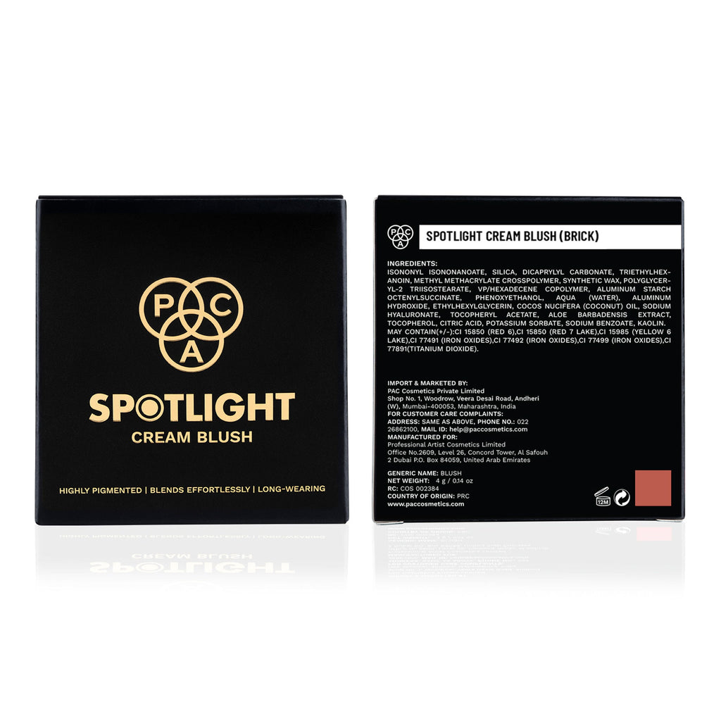 PAC Studio Spotlight Cream Blush - Brick
