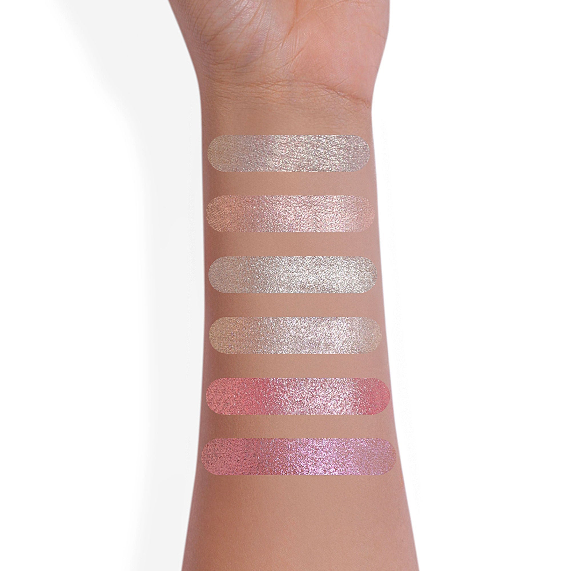 PAC Studio Spotlight Duo Chrome Highlighter Palette - Silky Smooth Blendable Multi Chromes, Intense Payoff
