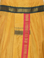 Sethukrishna Mustard Yellow Solid Readymade Dhoti Pant For Men - Distacart