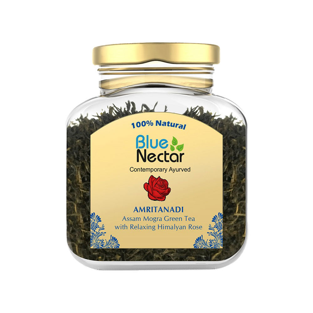 Amritanadi Assam Mogra Green Tea with Himalyan Rose