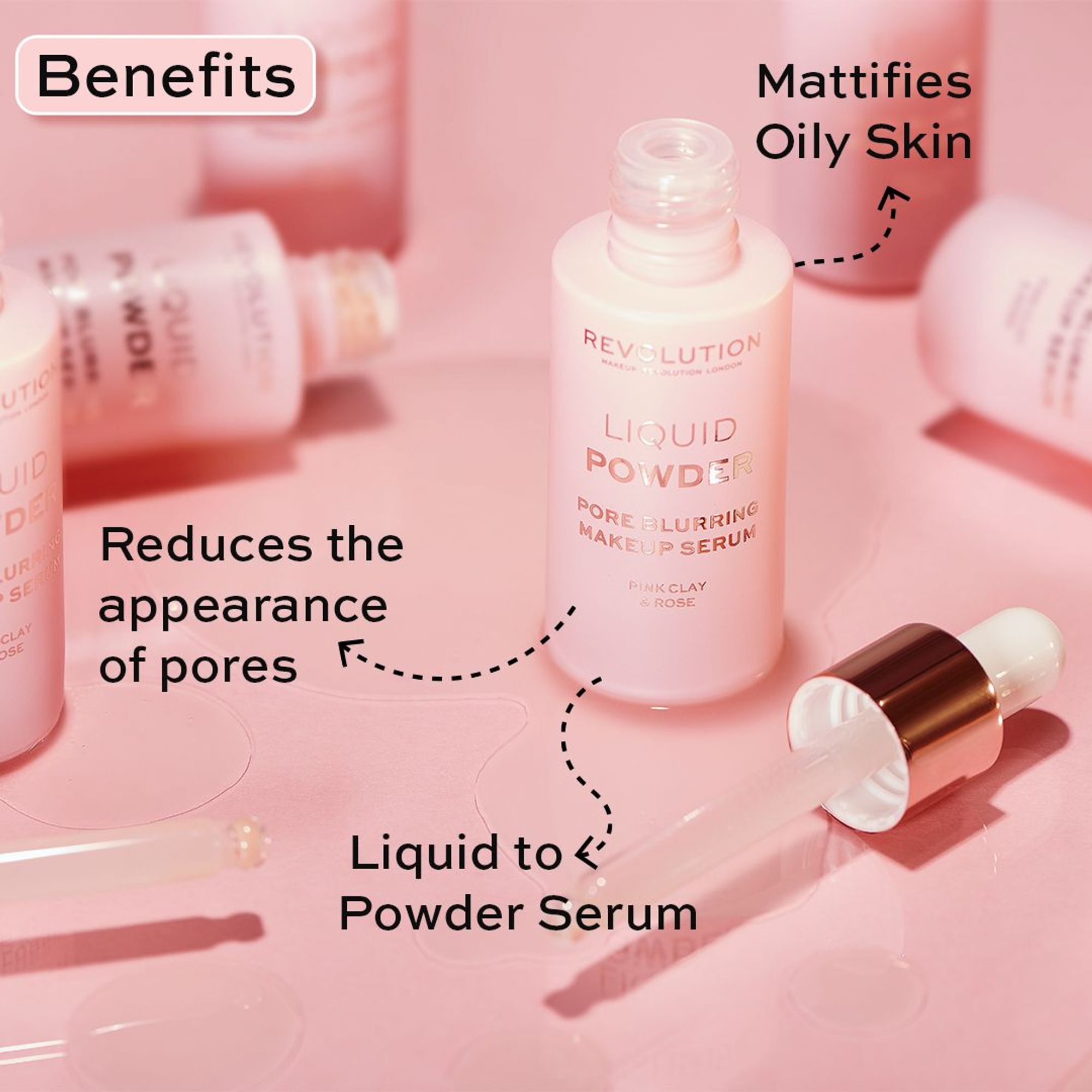 Makeup Revolution Liquid Powder Make Up Serum