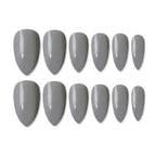 shills professional reusable press on nails almond spn622